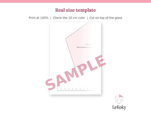 Real size template page sample