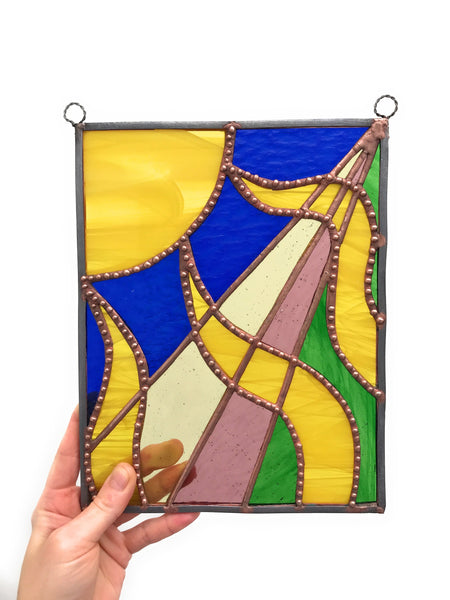 Sunlight stained glass panel by LeKoky