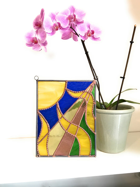 Sunlight stained glass panel by LeKoky