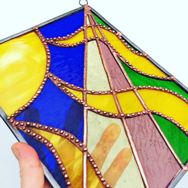Sunlight stained glass panel by LeKoky