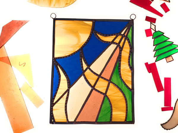 Sunlight stained glass panel by LeKoky