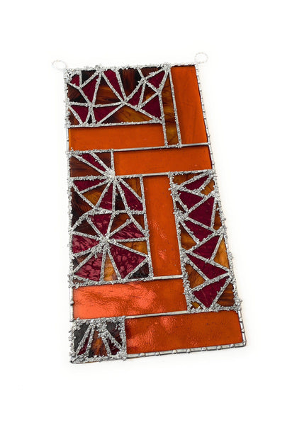 Elevate your space with this handcrafted stained glass panel from Lekoky, created by Lenka in Southampton. A unique piece for any home decor.