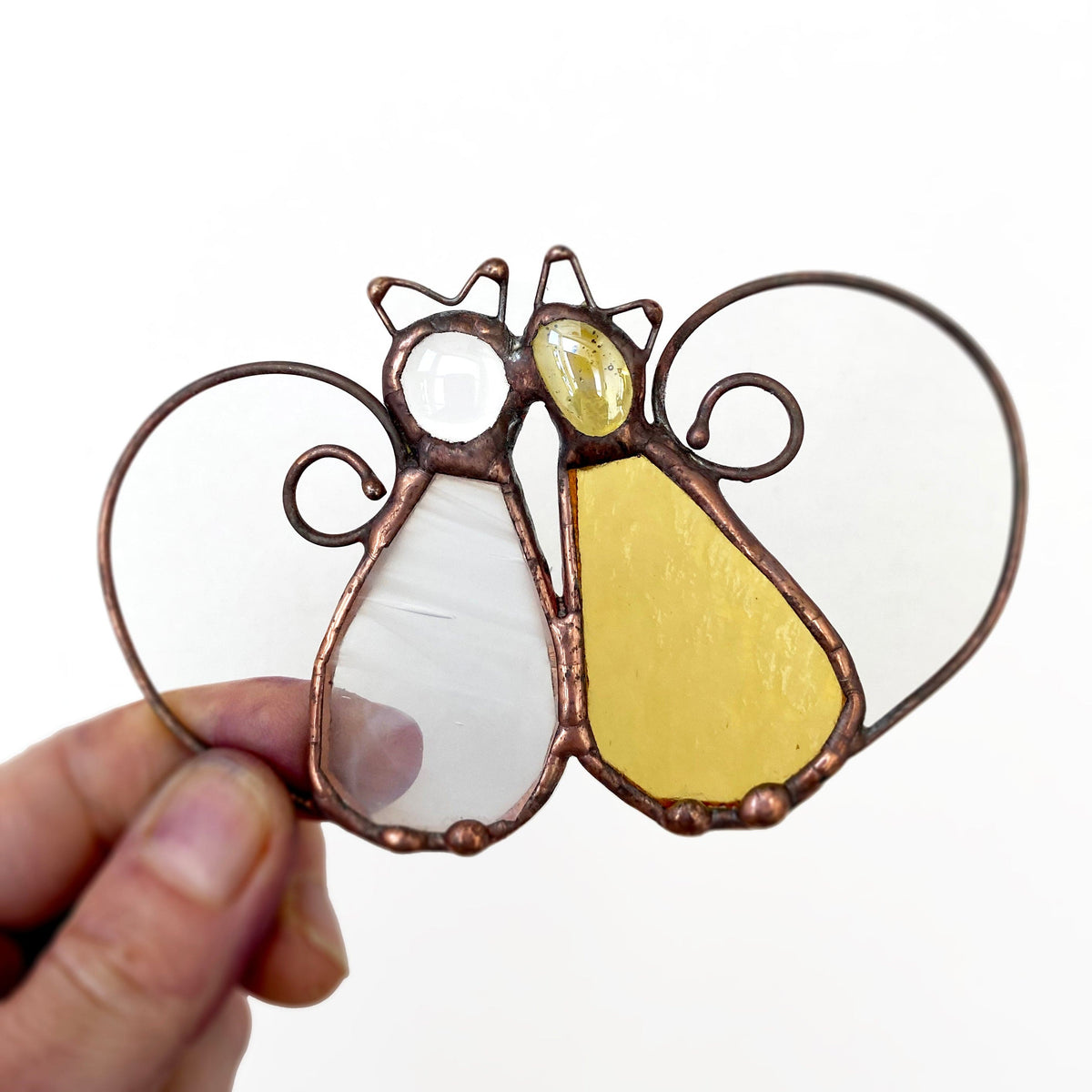 LeKoky Suncatchers CUTE CATS Stained Glass Suncatcher made by Lenka in Southampton England