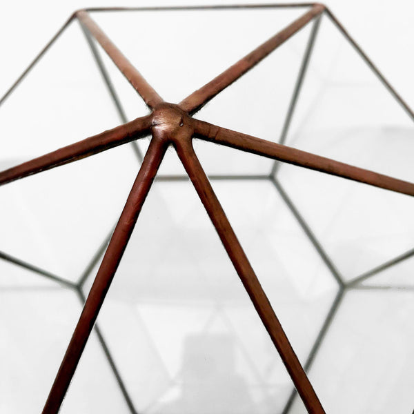 LeKoky Terrariums LANTERN Geometric Glass Terrarium made by Lenka in Southampton England
