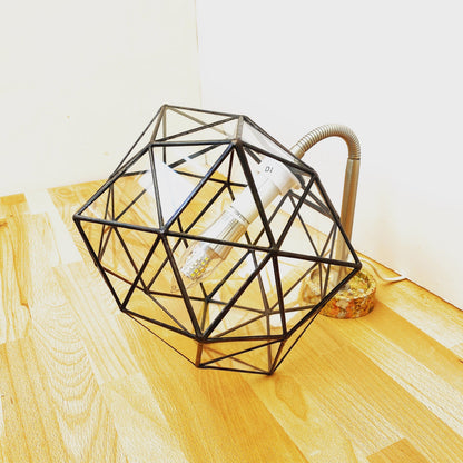 LeKoky Lighting LOTUS WALL TABLE LAMPS Geometric Glass Pendant Light made by Lenka in Southampton England