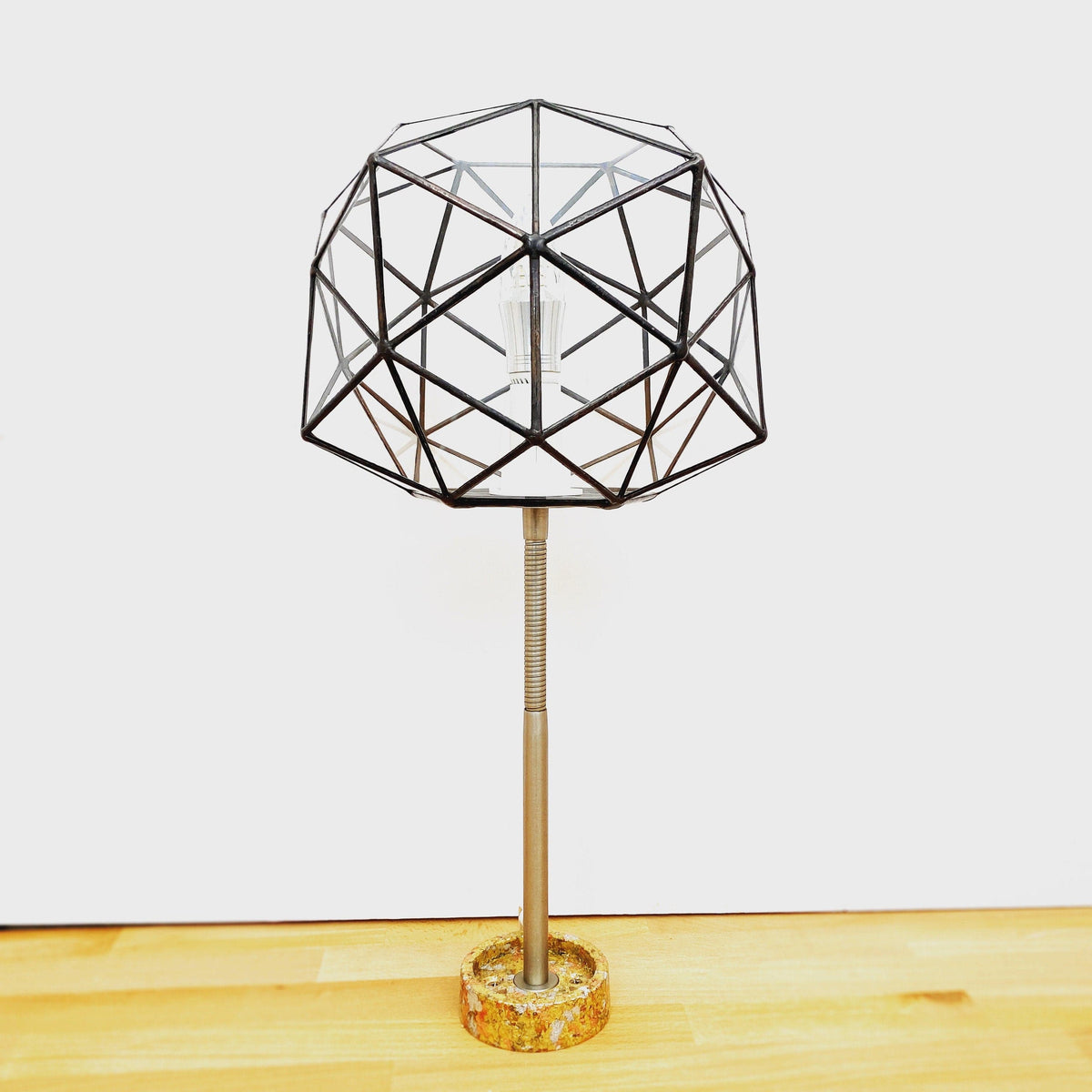 LeKoky Lighting LOTUS WALL TABLE LAMPS Geometric Glass Pendant Light made by Lenka in Southampton England