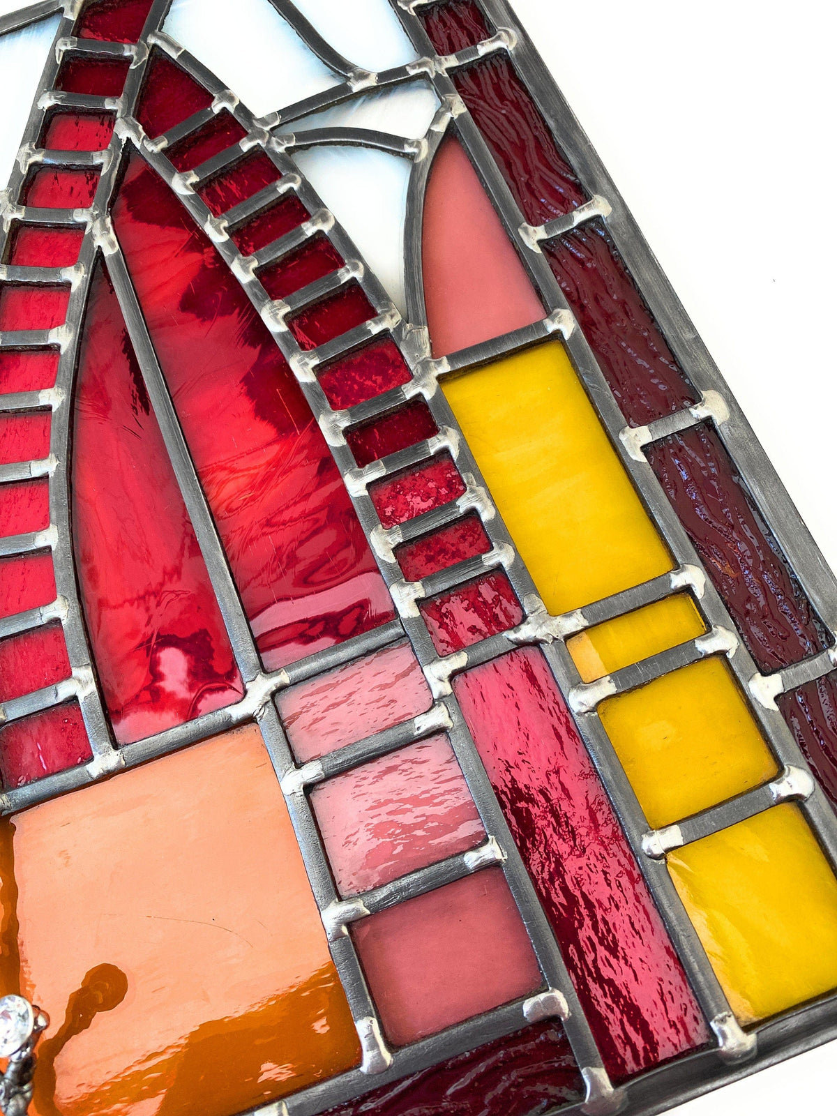 LeKoky Stained Glass Panels NEW YORK CITY Stained Glass Panel made by Lenka in Southampton England