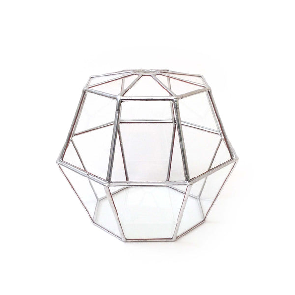 LeKoky Terrariums OCTAGON Geometric Glass Terrarium made by Lenka in Southampton England