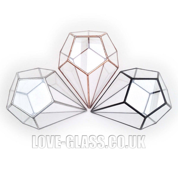 LeKoky Terrariums TEARDROP Geometric Glass Terrarium made by Lenka in Southampton England